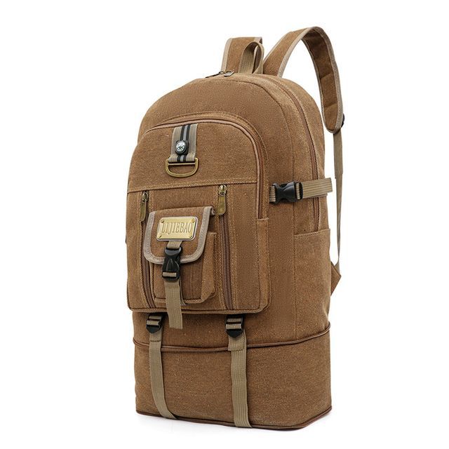 Parudolyn Canvas Hiking Backpack YesStyle