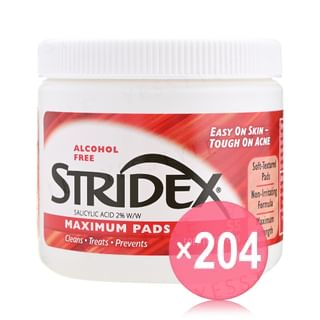 STRIDEX - Maximum 2% Salicylic Acid Soft Touch Pads (x204) (Bulk Box)