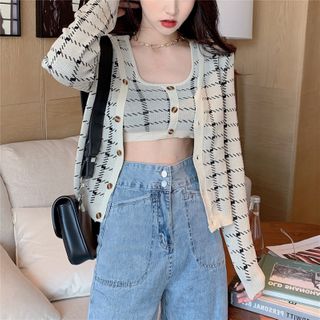 bra cardigan set