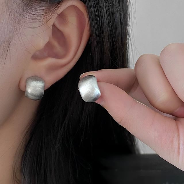 Jael-Brushed Alloy Earring