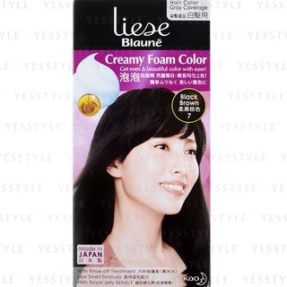 Kao - Liese Blaune Creamy Foam Color Black Brown