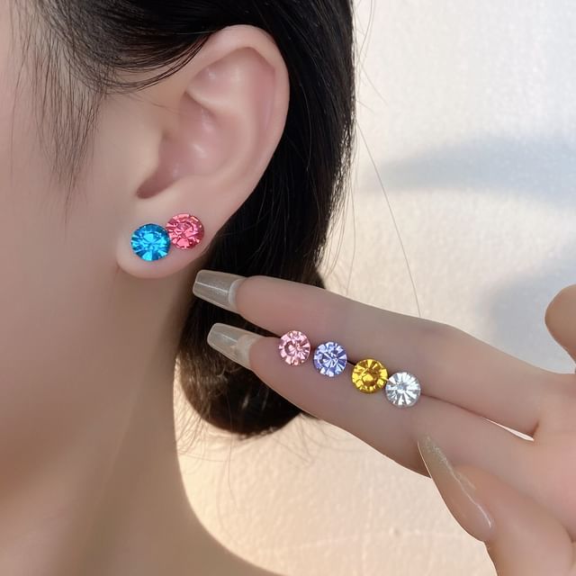 Jael-Rhinestone Stud Earring