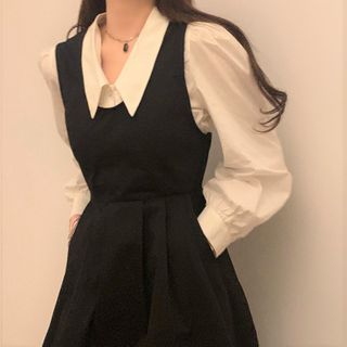 Buy Zepto - Puff-Sleeve Shirt / Midi 