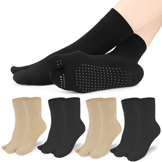 HATHA-Plain Toe Socks