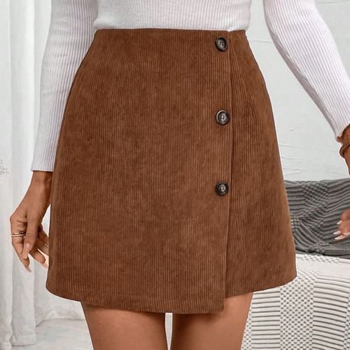 Corduroy skirt a line best sale