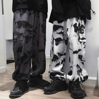 tie dye cargo pants