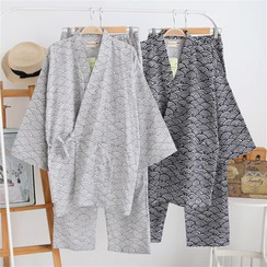 Somnus - Ensemble pyjama kimono imprimé Somnus - Ensemble pyjama kimono imprimé