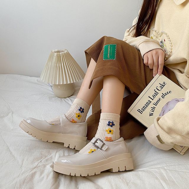 Queen Zoo Platform Mary Jane Shoes YesStyle