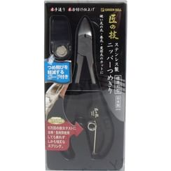 Green Bell - Stainless Steel Nipper Nail Clippers with Nail Fly