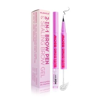 MLSMILE - 2-in-1 Brow Pen & Sealing Brow Gel - 4 Colors