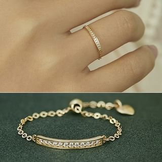 Phoenoa-CZ Thin Ring