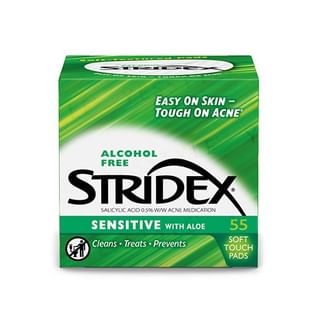 STRIDEX - Sensitive With Aloe Salicylic Acid 0.5% Soft Touch Pads