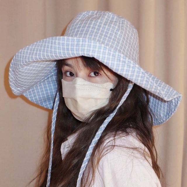 HATHOT-Plaid Boonie Hat