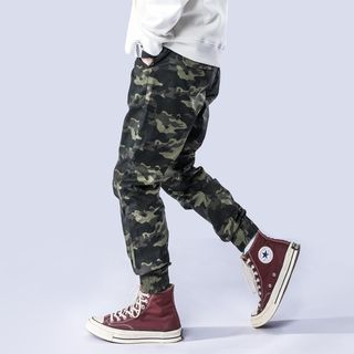 camo harem pants