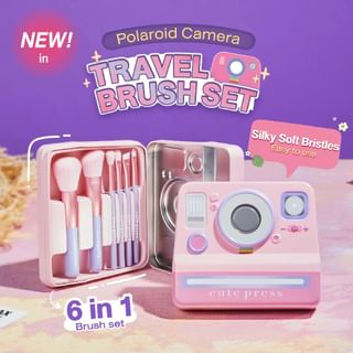 Cute Press - Polaroid Camera Travel Brush Set
