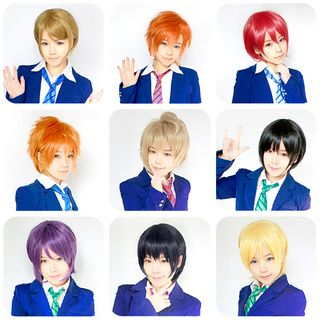 male cosplay wigs