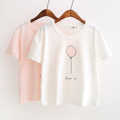 Angel Love - Bedrucktes T-Shirt Angel Love - Bedrucktes T-Shirt