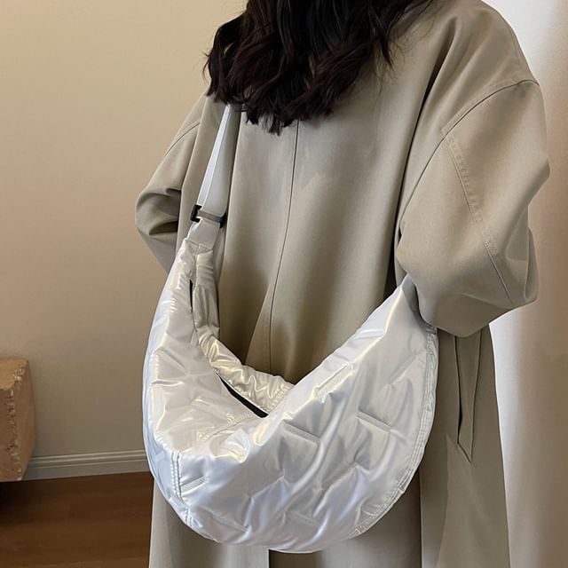 Melois-Plain Padded Crossbody Bag