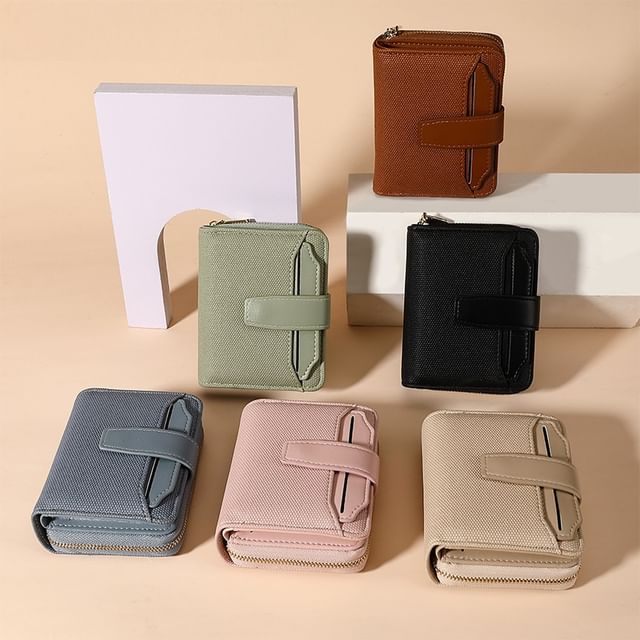 tablarosa-Plain Bifold Short Wallet
