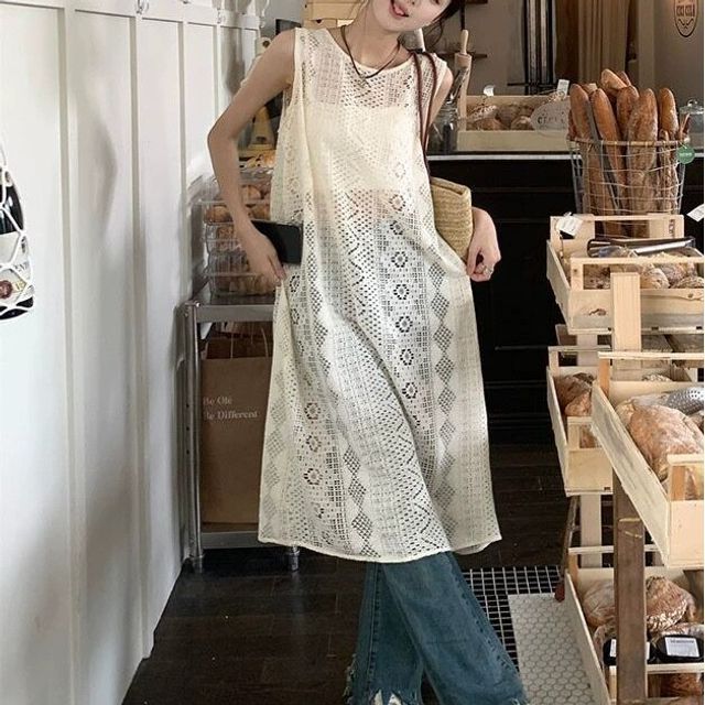 chinese dress ladies Grey Knit Jumper Dress with Sheer Lace Skirt  Charlotte and Tess