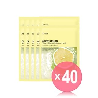 Anua - Green Lemon Vita C Blemish Serum Mask Set (x40) (Bulk Box)