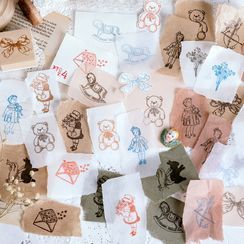 MUNBANG - Cartoon Wooden Stamp MUNBANG - Cartoon Wooden Stamp