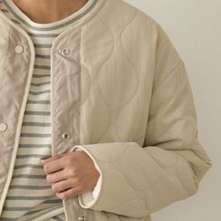 PPGIRL - Patch-Pocket Quilted Jacket PPGIRL - Patch-Pocket Quilted Jacket