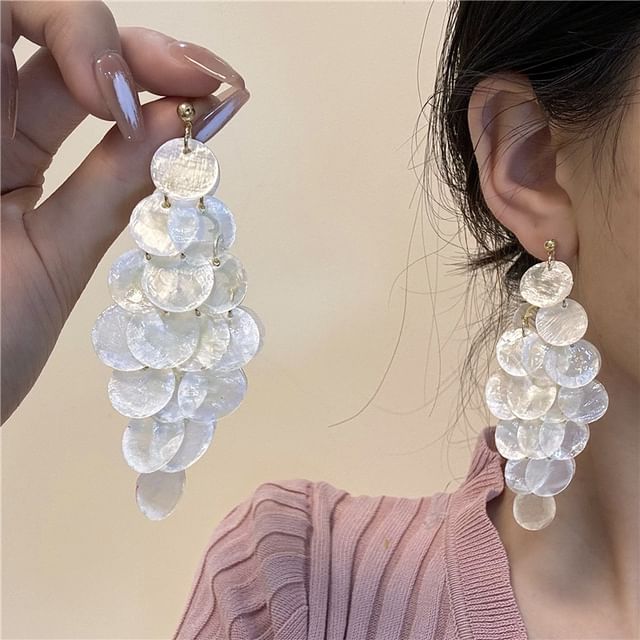 Chimerro-Disc Drop Earring