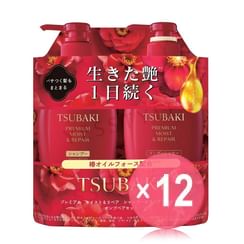 Shiseido - Tsubaki Premium Moist & Repair Shampoo & Conditioner Set  (x12) (Bulk Box)