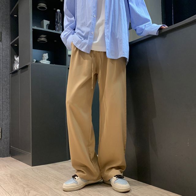 Zentrus - Loose Fit Dress Pants | YesStyle Zentrus - Loose Fit Dress Pants | YesStyle