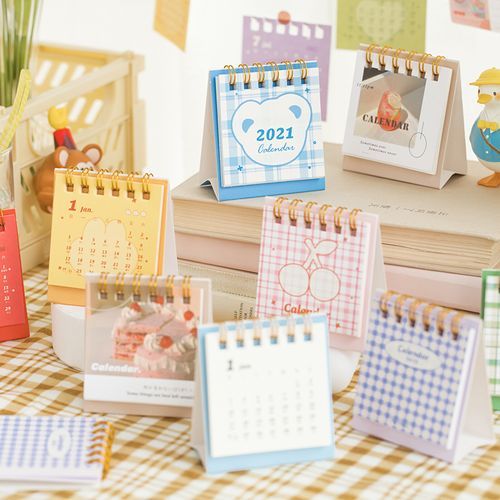 Monez 2021 Mini Desktop Calendar Various Designs Yesstyle