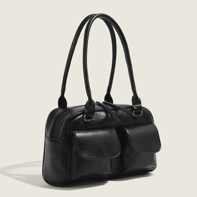 Indenis-Faux Leather Shoulder Bag