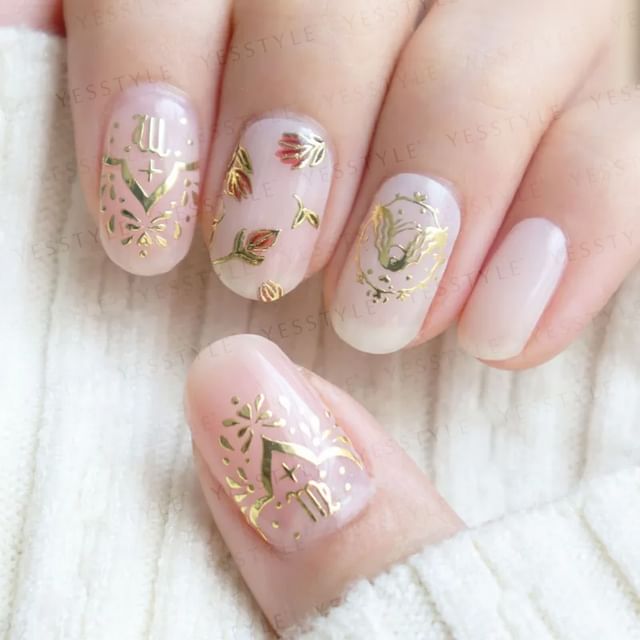 Lunacaca-Virgo Constellation Nail Art Stickers