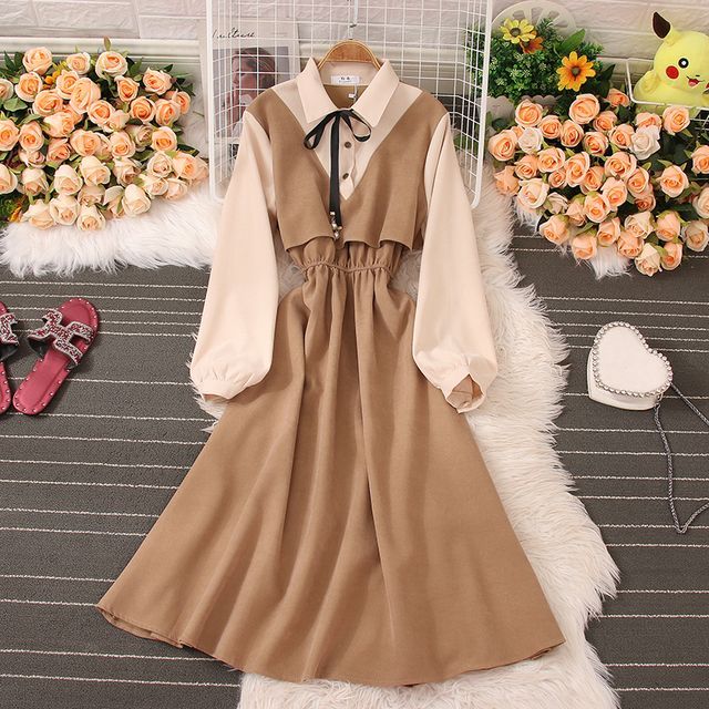 white christmas dresses B.Right Two Tone Dress – Marti & Liz Boutique