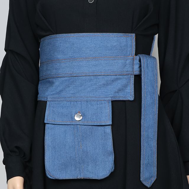 Poyol-Denim Corset Belt