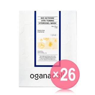 oganacell - Bio Actiome Vita Toning Hydrogel Mask Set (x26) (Bulk Box)
