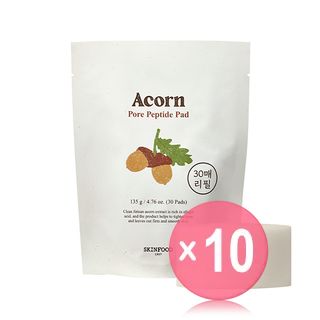 SKINFOOD - Acorn Pore Peptide Pad Refill Only (x10) (Bulk Box)
