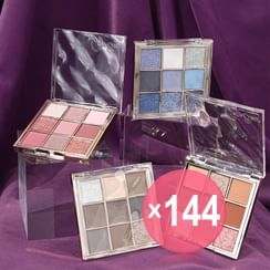 Gege Bear - Light Phantom 9 Colors Eyeshadow Palette - 4 Types (x144) (Bulk Box)