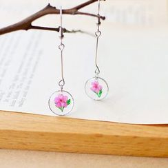 Nisen - Flower Resin Drop Earring Nisen - Flower Resin Drop Earring