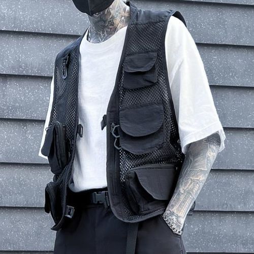 Citigleam Cut-Out Vest Black M