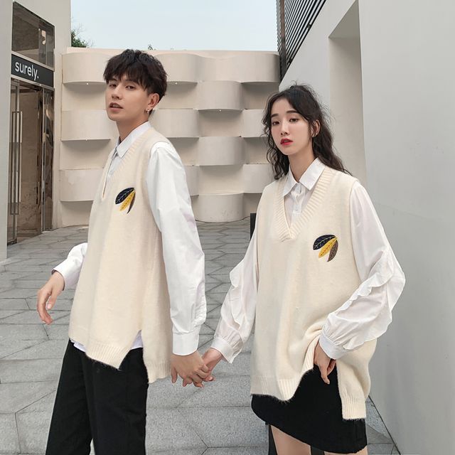 Couple-Matching Long-Sleeve Shirt 