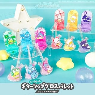 SHOBIDO - Sanrio Characters Happy Danby Secret Guitar Lip Gloss Palette & Acrylic Stand