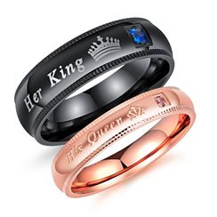 Tenri - Couple Matching Rhinestone Ring Tenri - Couple Matching Rhinestone Ring