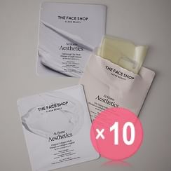 THE FACE SHOP - At Home Aesthetics Mask Sheet - 3 Types (x10) (Bulk Box)