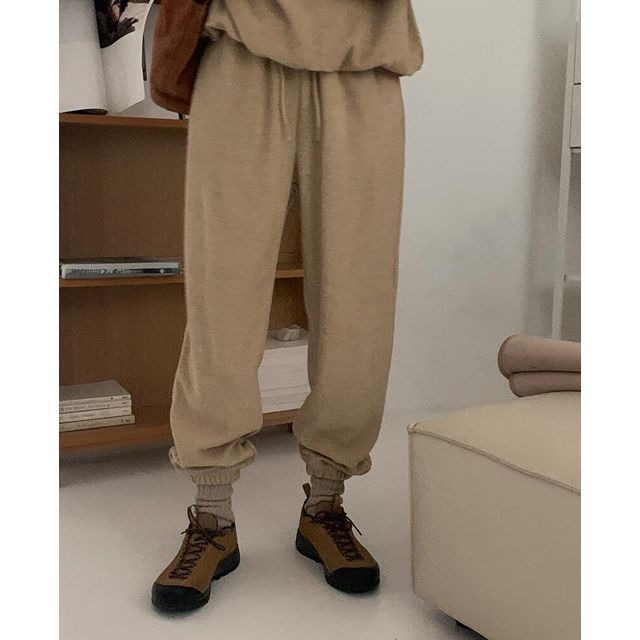 maybe-baby-Terry Drawcord Jogger Pants
