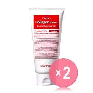 MEDIPEEL - Red Lacto Collagen Clear Foam Cleanser 2.0 Jumbo 2pcs Bundle Set