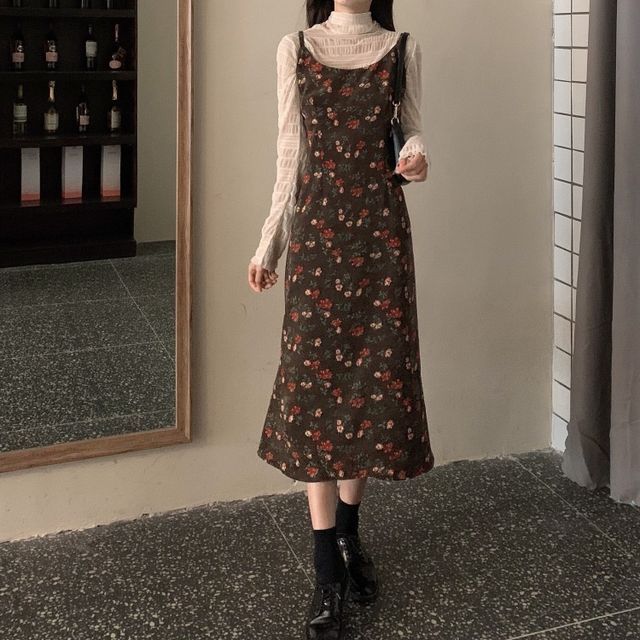 Gray House - Spaghetti Strap Floral 