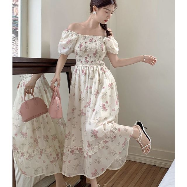sachin and babi light blue dress Off-the-Shoulder Informal or Casual Wedding Guest Dresses