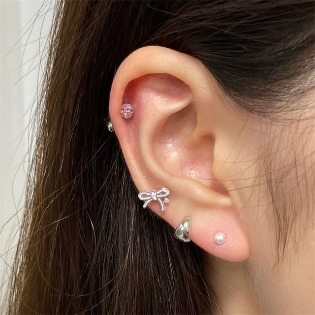PANGU-925 Sterling Silver Bowknot Earring Various Designs