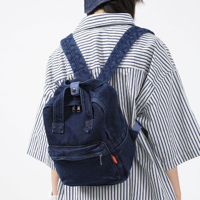 MUSIS - Mini Denim Backpack